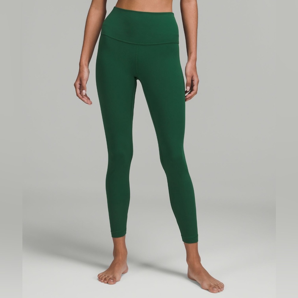 NWT Lululemon Align HR Pant 25” ✨SOLD OUT✨ Evergreen Size 8